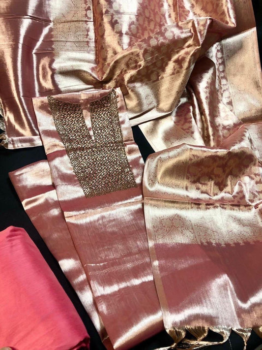 Function Wear Tissue Silk Salwar material