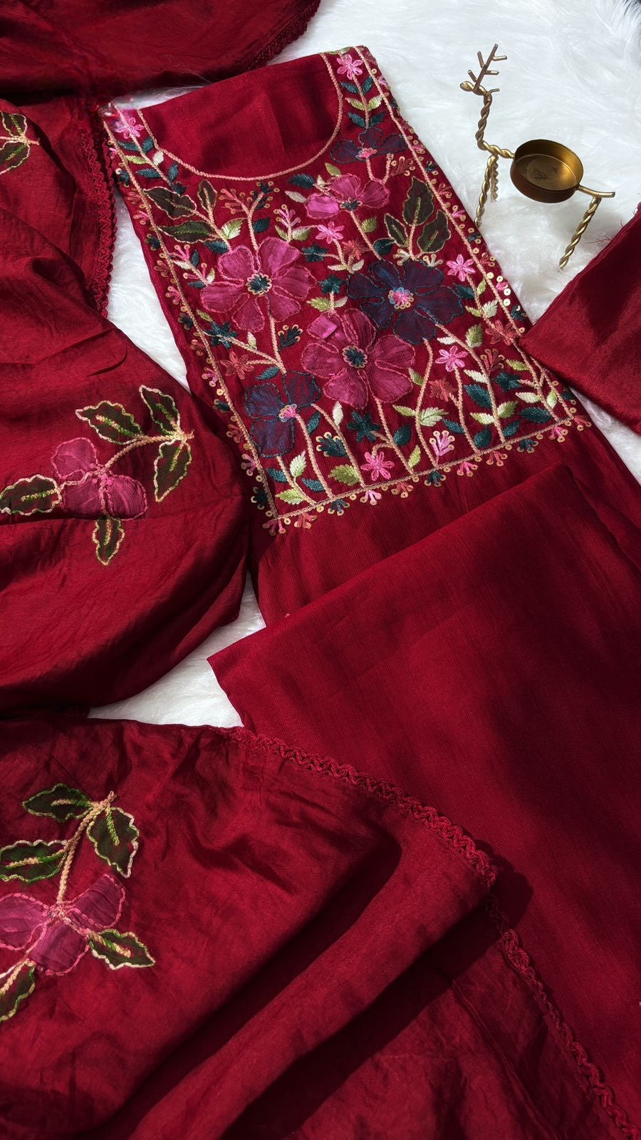 Modal Silk Salwar 3 pc set