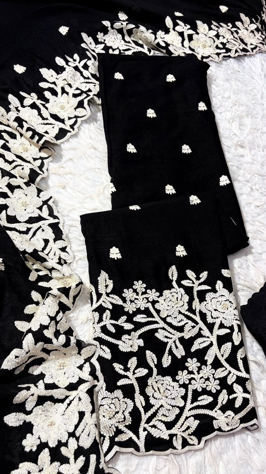 Black Salwar Material
