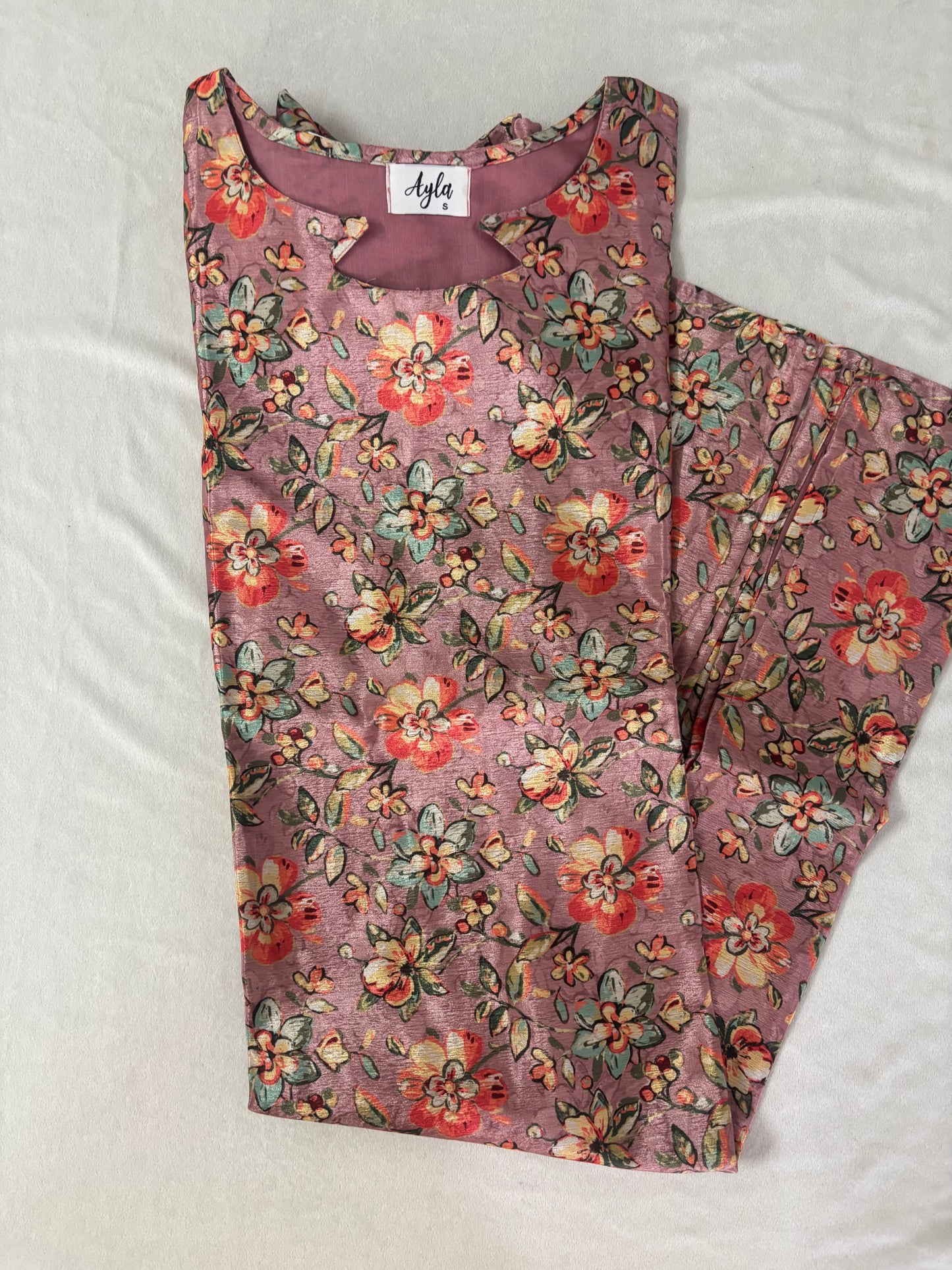 Cinnamon Silk Kurti