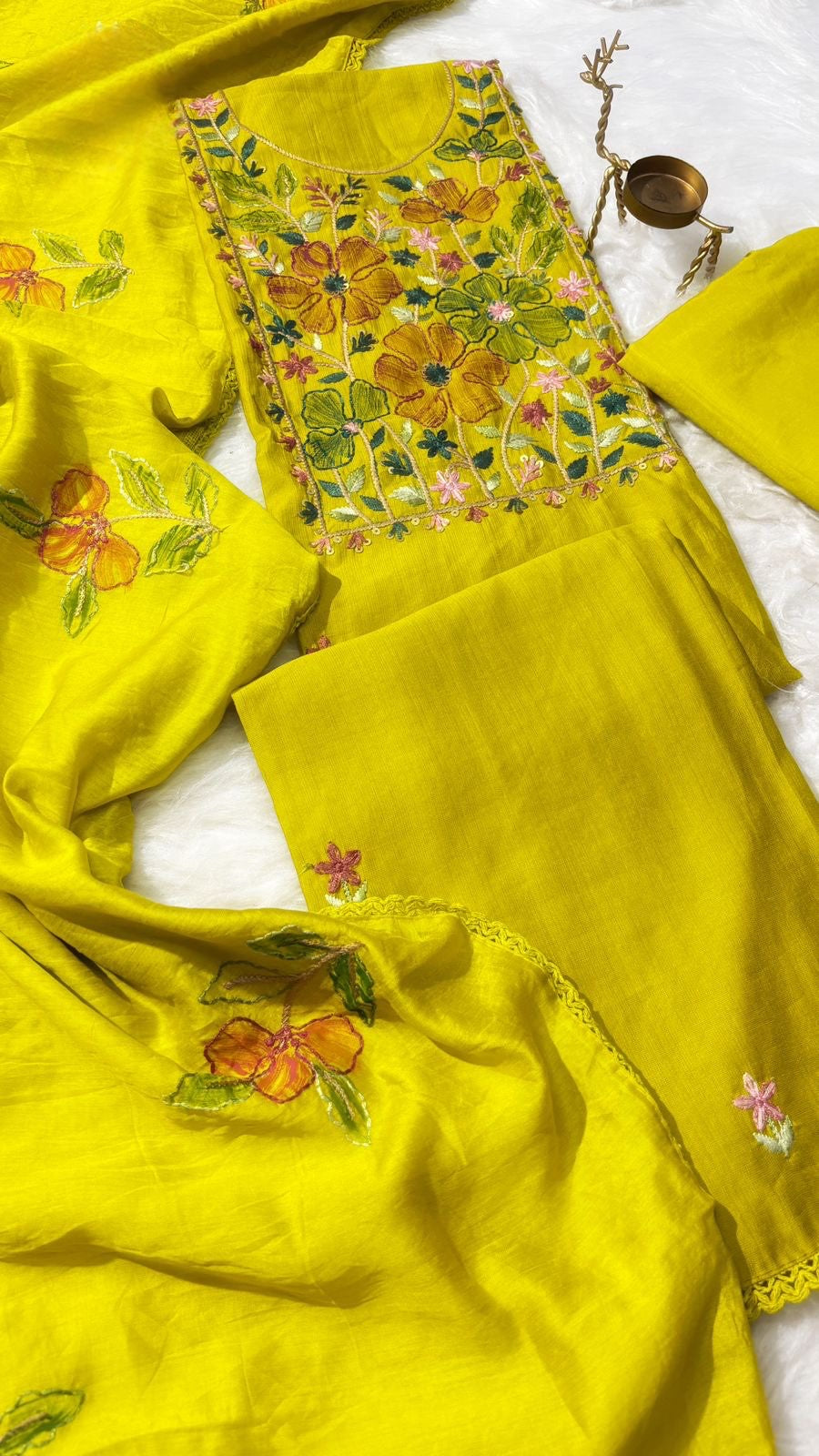 Modal Silk Salwar 3 pc set