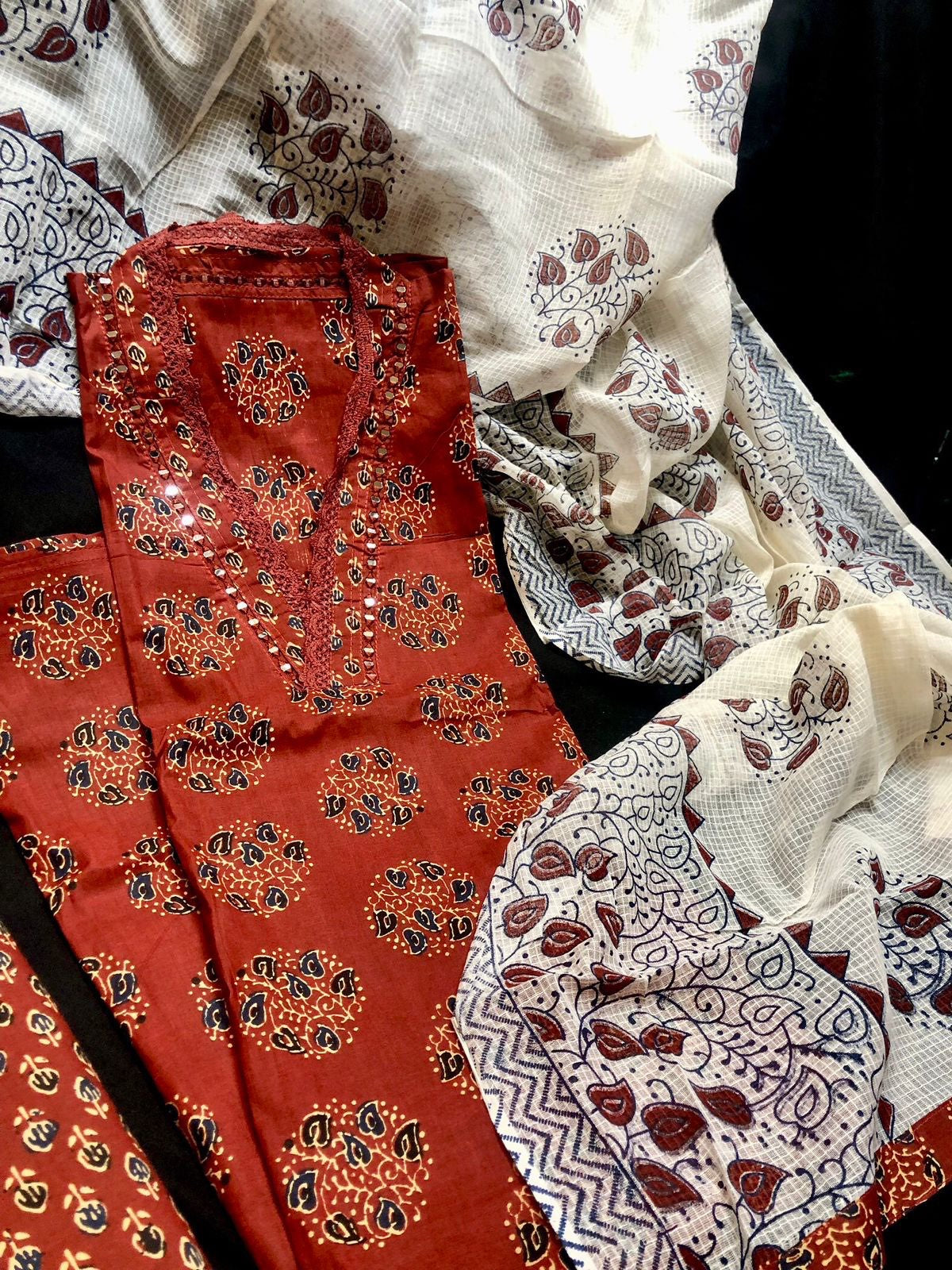 Jaipuri Cotton 3 pc set