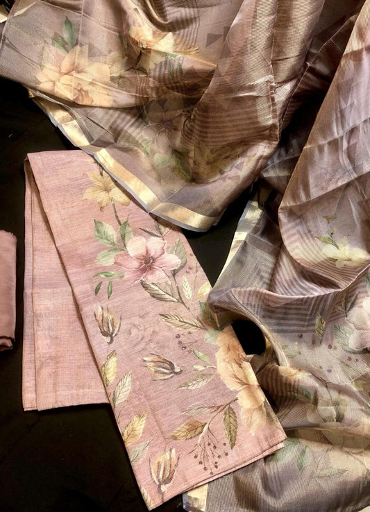 Tissue Silk Salwar Material