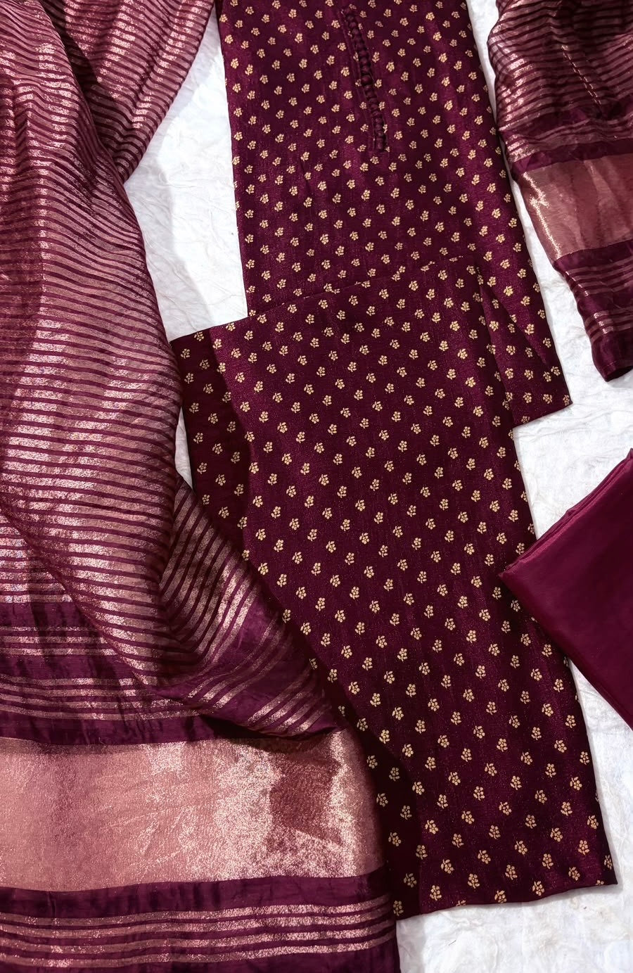 VICHITRA Silk Salwar Material