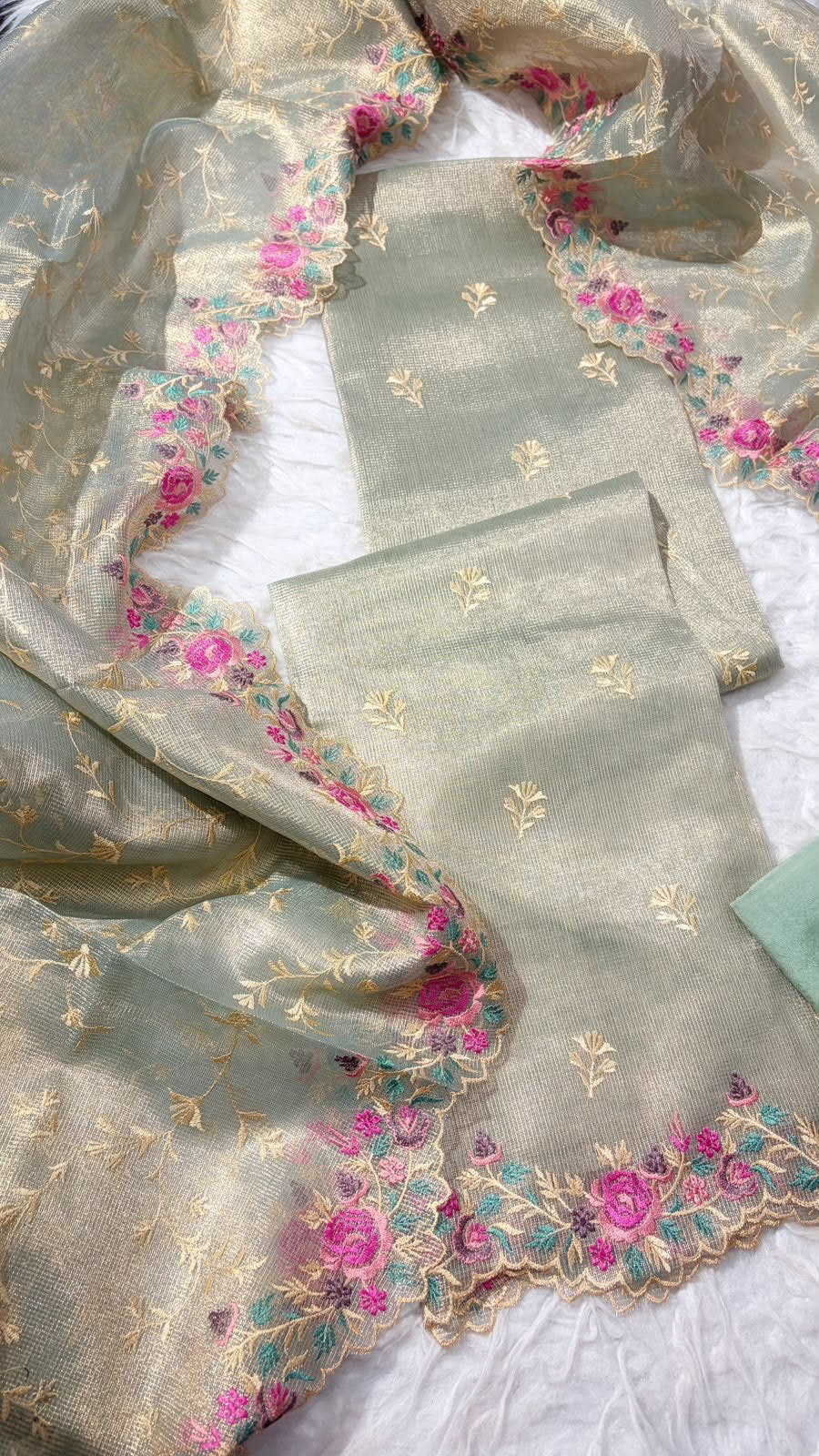 Kota Tissue Silk Salwar Material