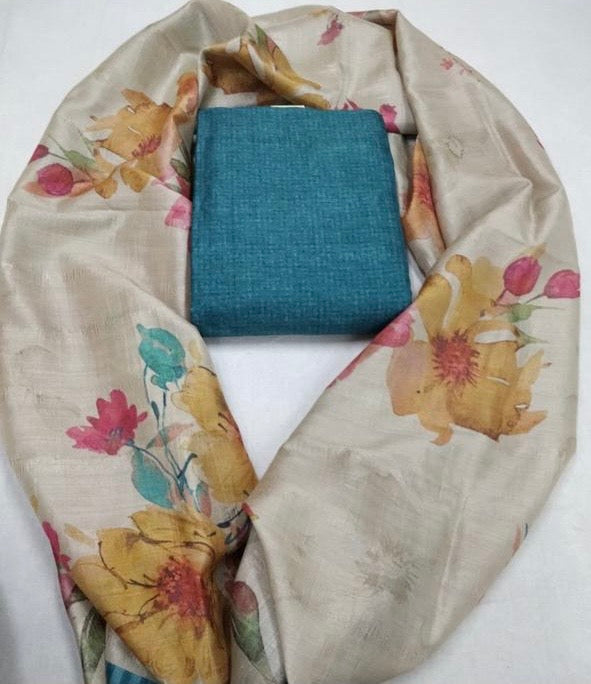 Chanderi Silk Salwar Material