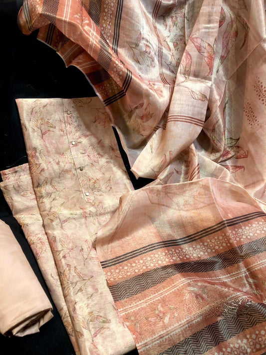 Tissue Silk Salwar Material