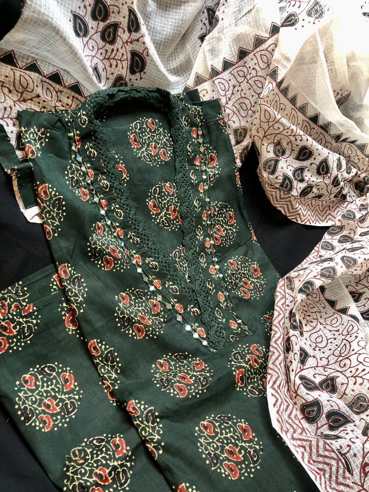 Jaipuri Cotton 3 pc set