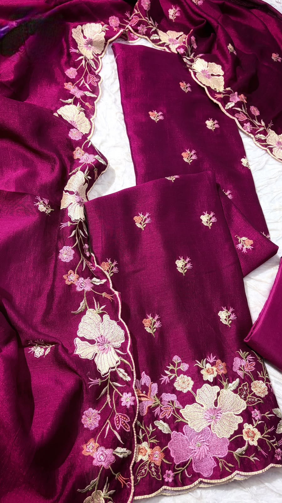 Vichitra Silk Salwar material