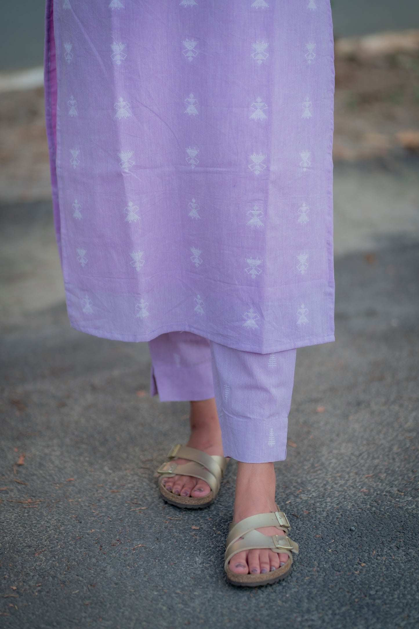 AA026 Lavender Cotton Coord Set