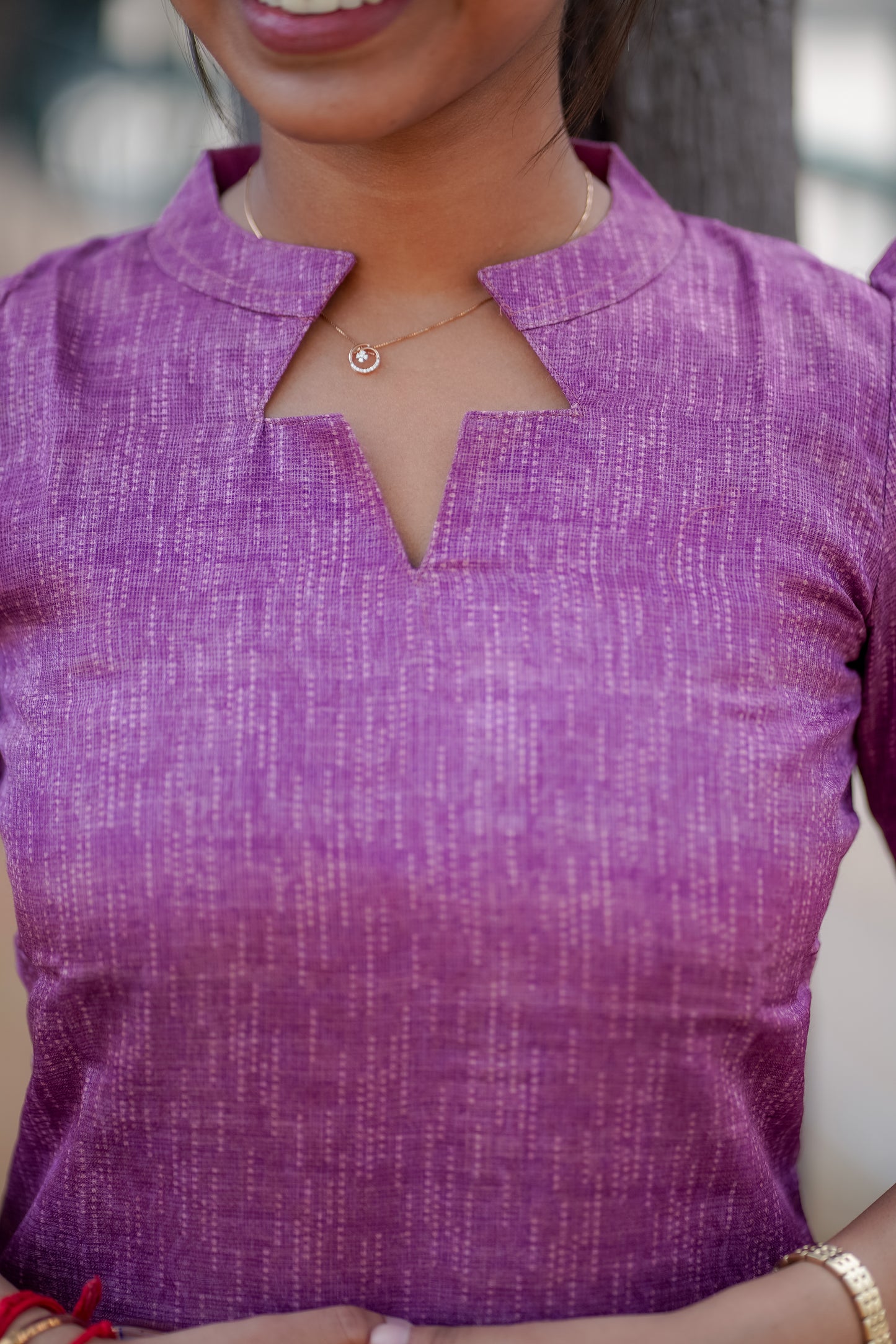 AA014 Tussar Silk Kurti With Dupatta