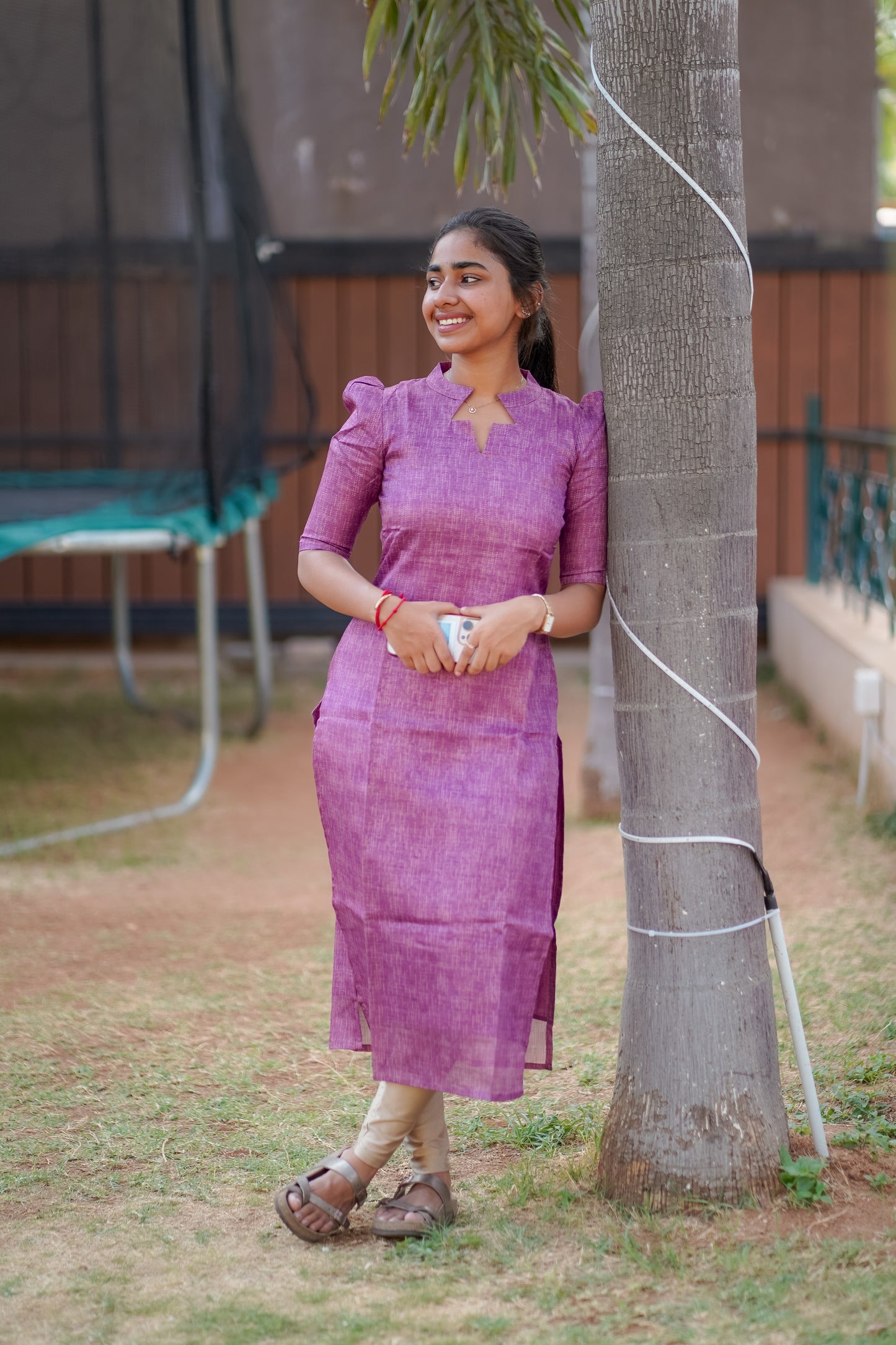 AA014 Tussar Silk Kurti With Dupatta