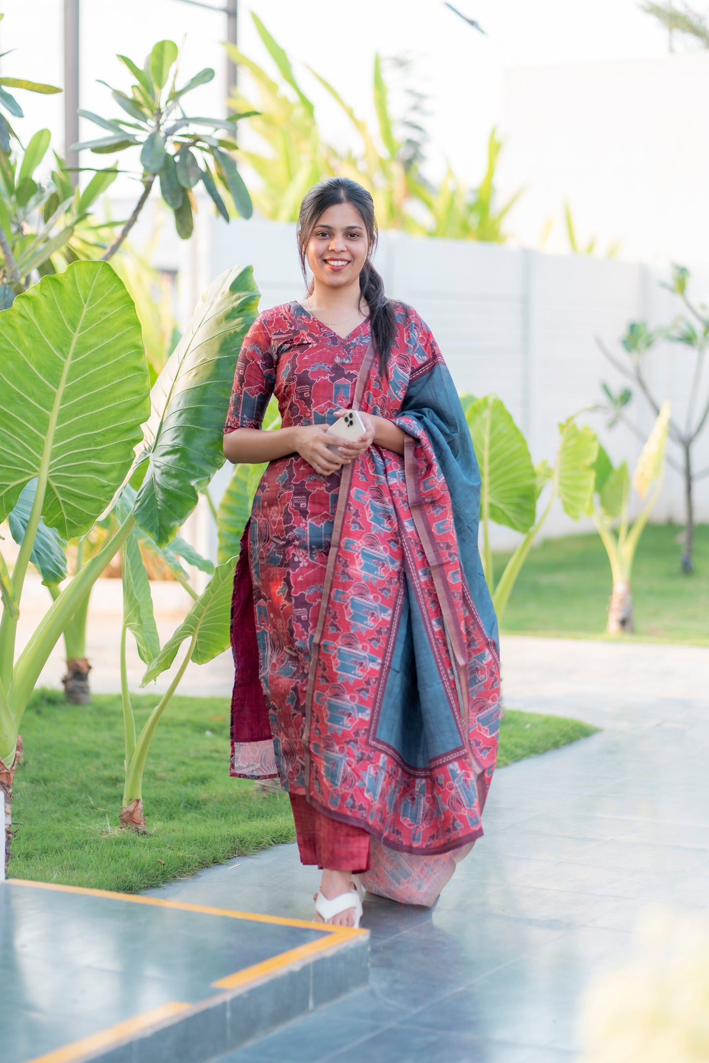 Tussar Silk 3 Piece Set