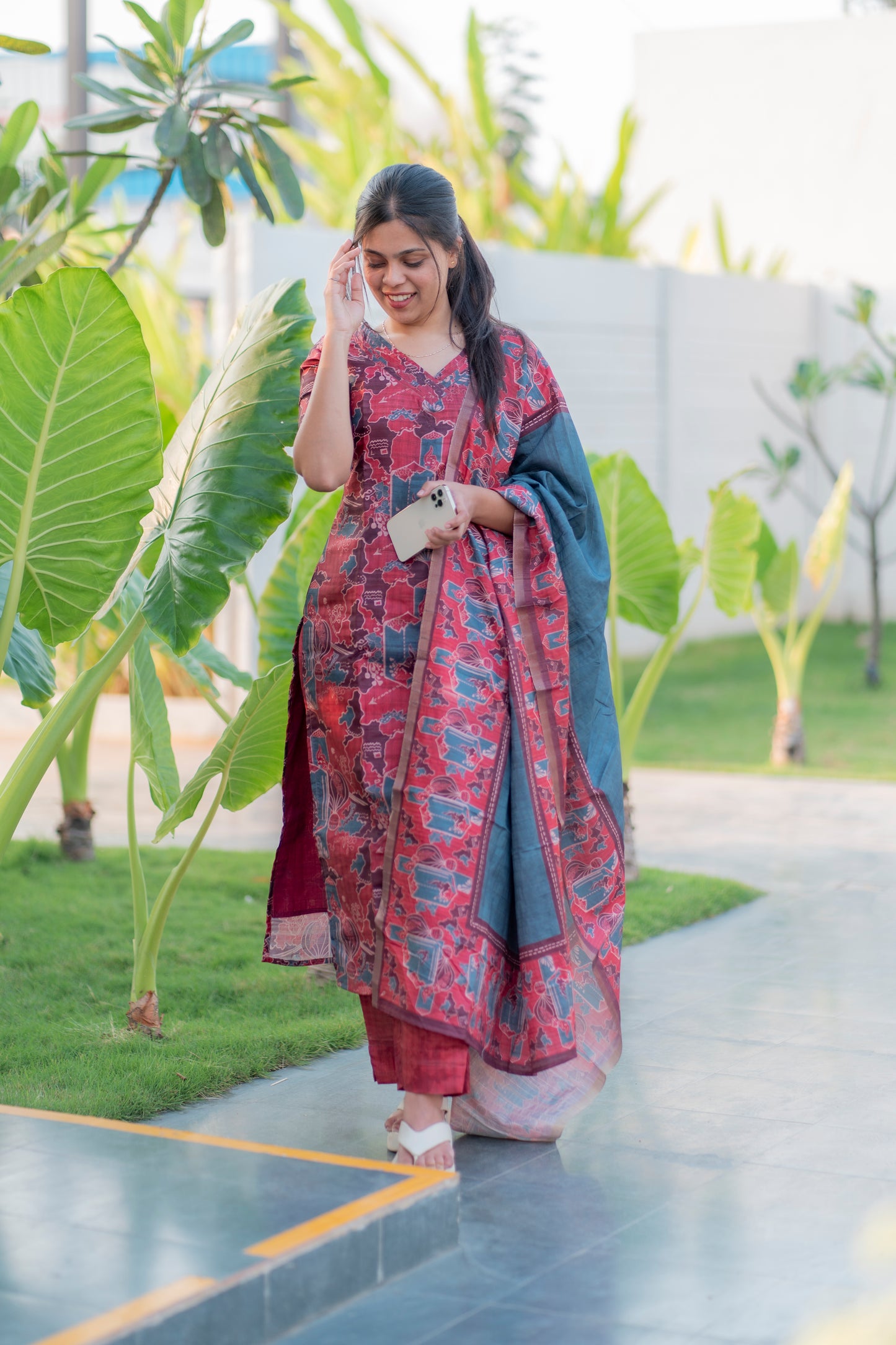 Tussar Silk 3 Piece Set