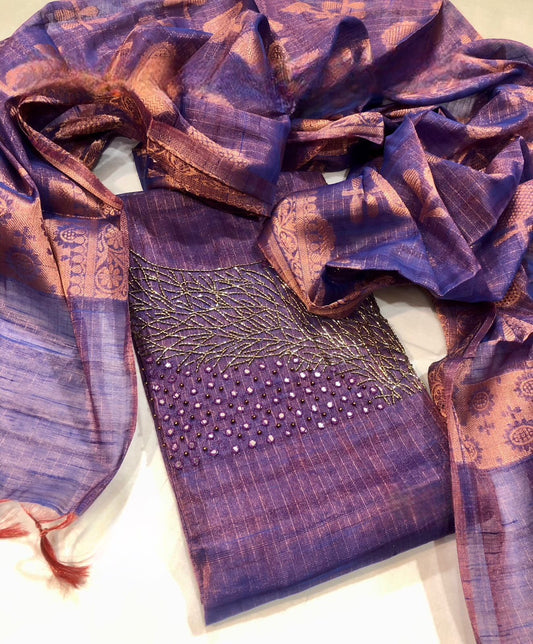 Tissue Silk Salwar Material