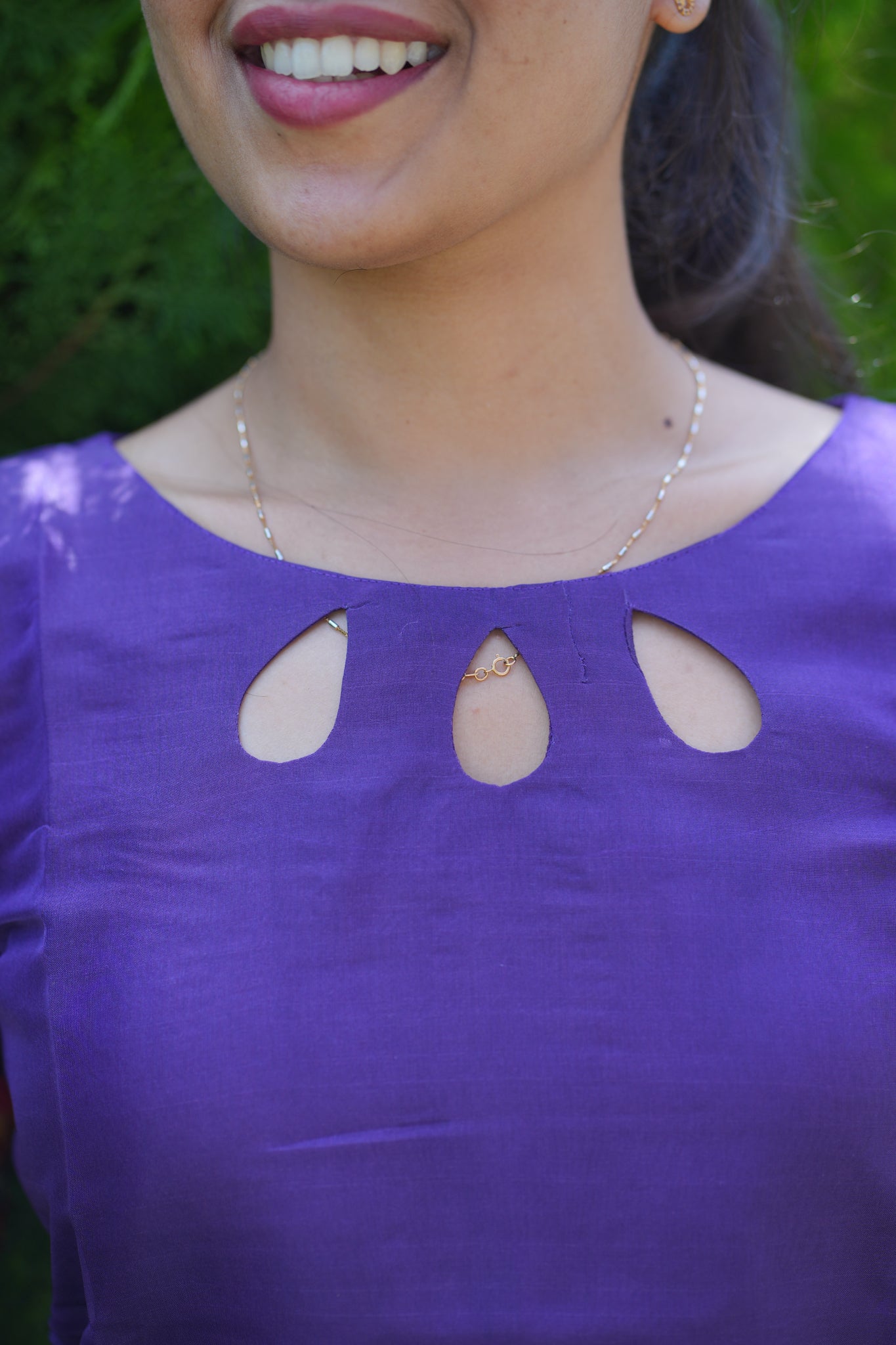 AA107 Floral Peacock organza Kurti