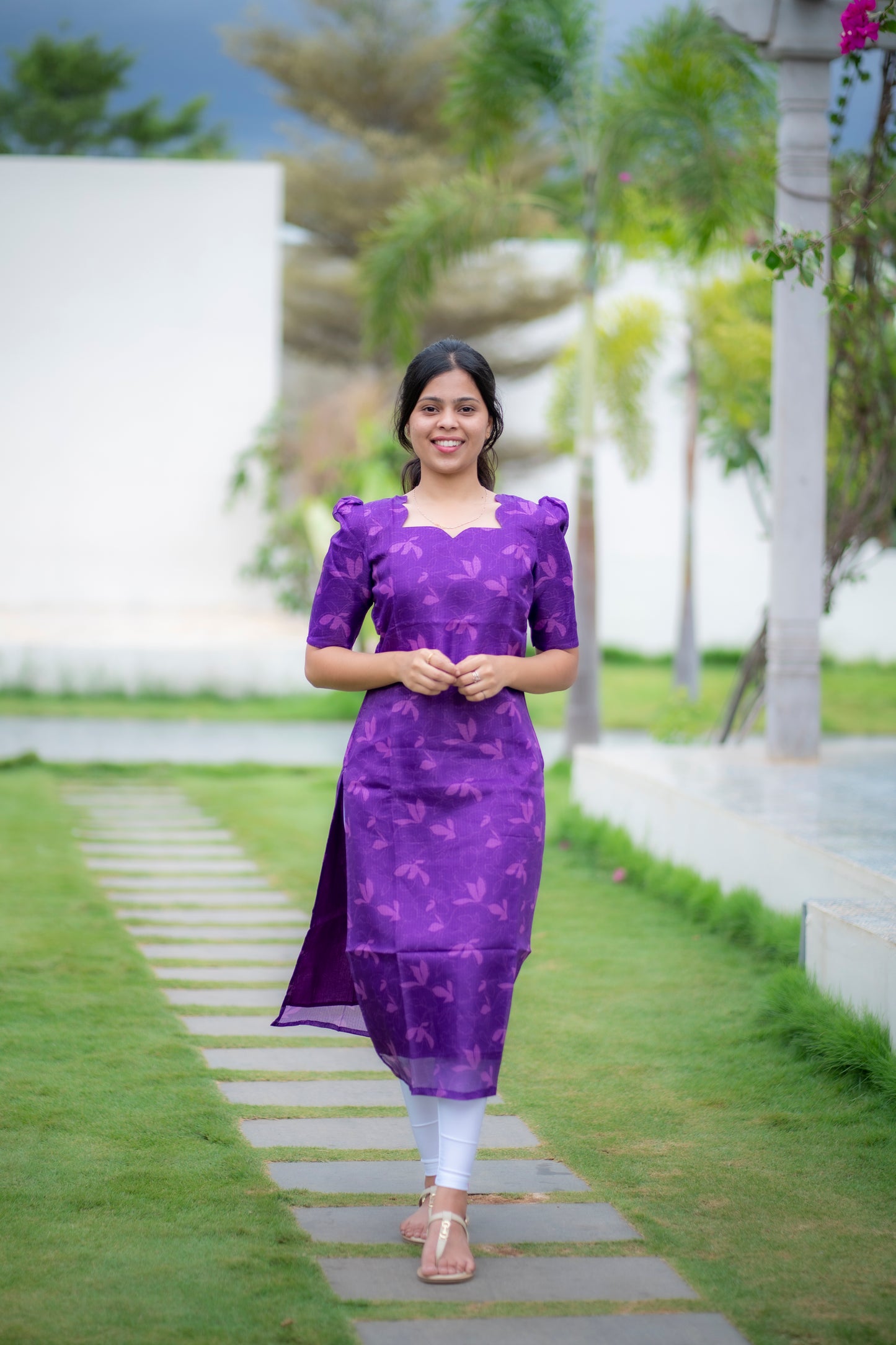 AA064 Purple Kota Kurti