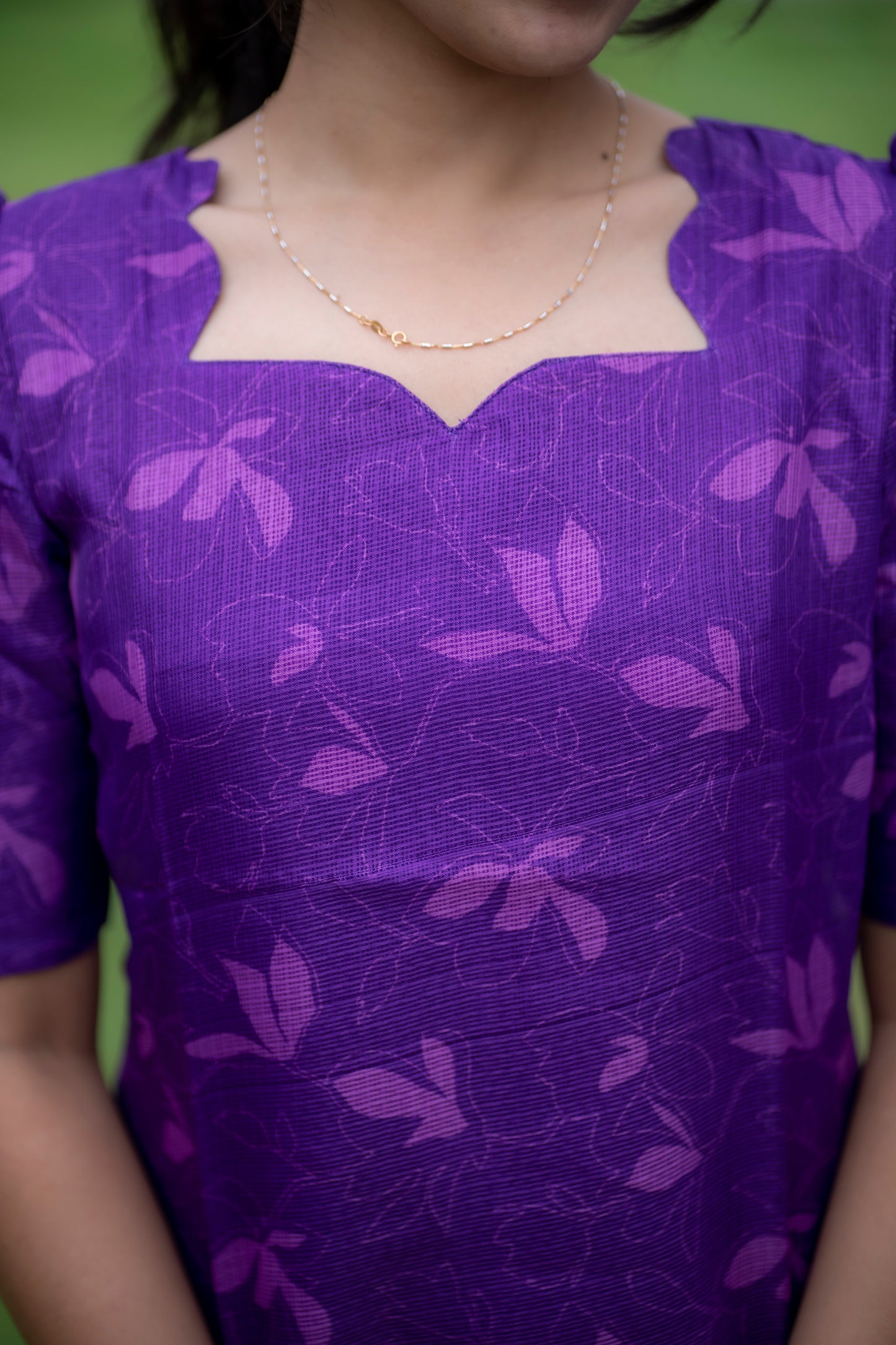 AA064 Purple Kota Kurti