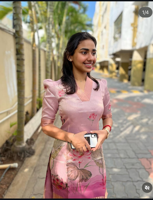 Tissue Silk Kurti