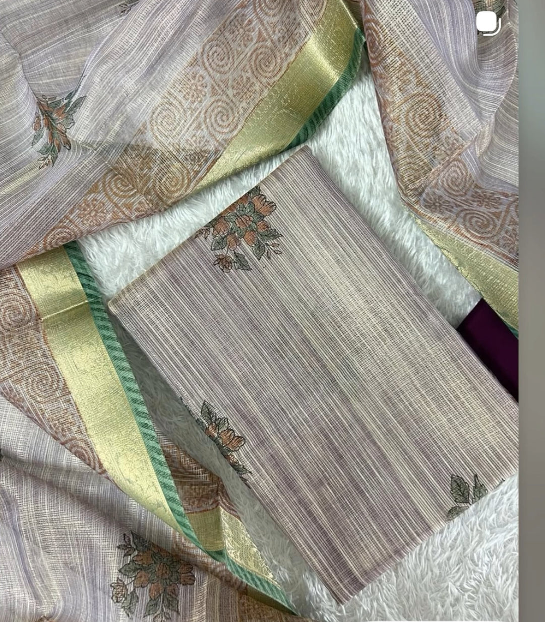 Tissue Silk Salwar Material