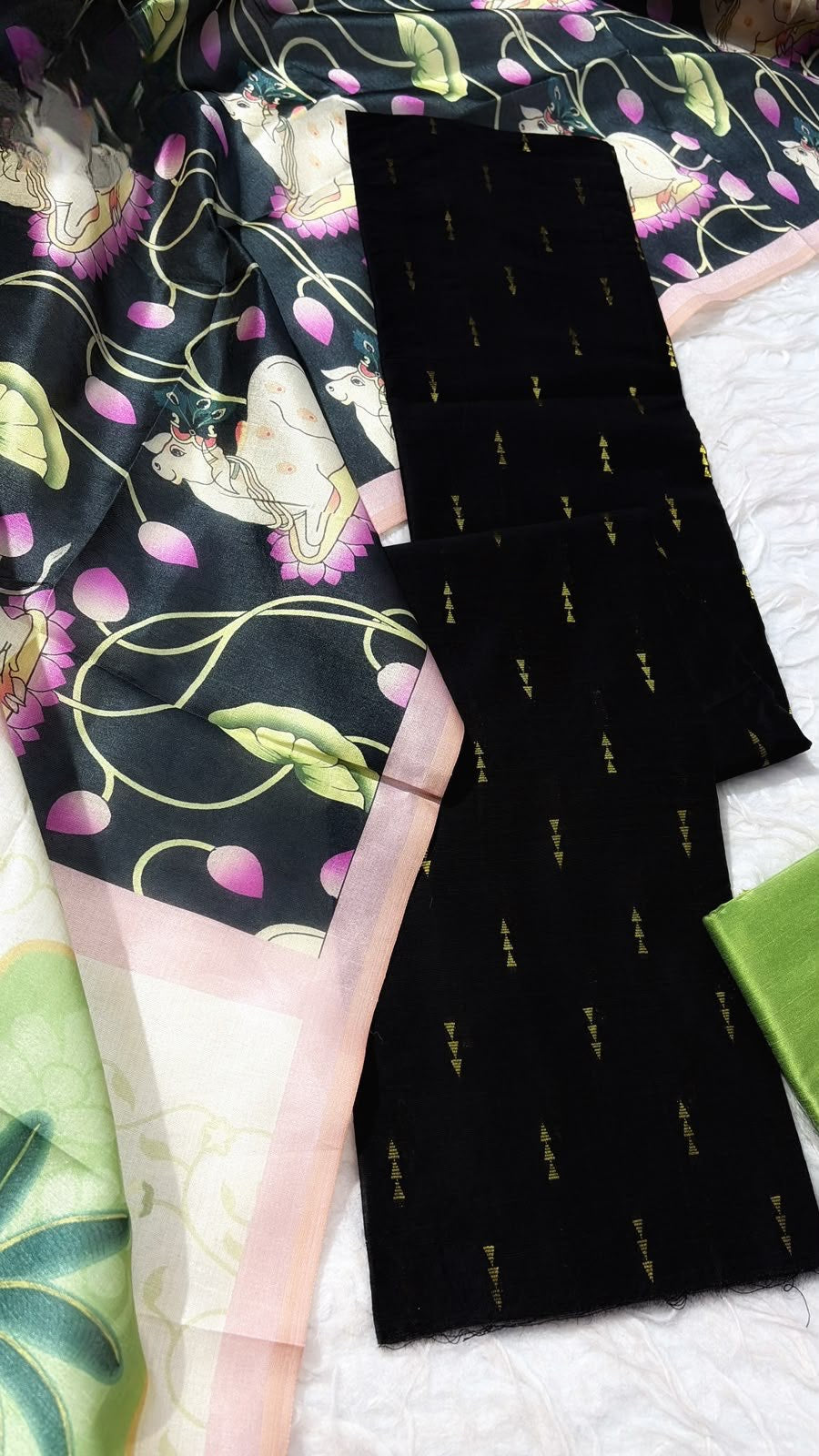 Raw Silk Salwar Material