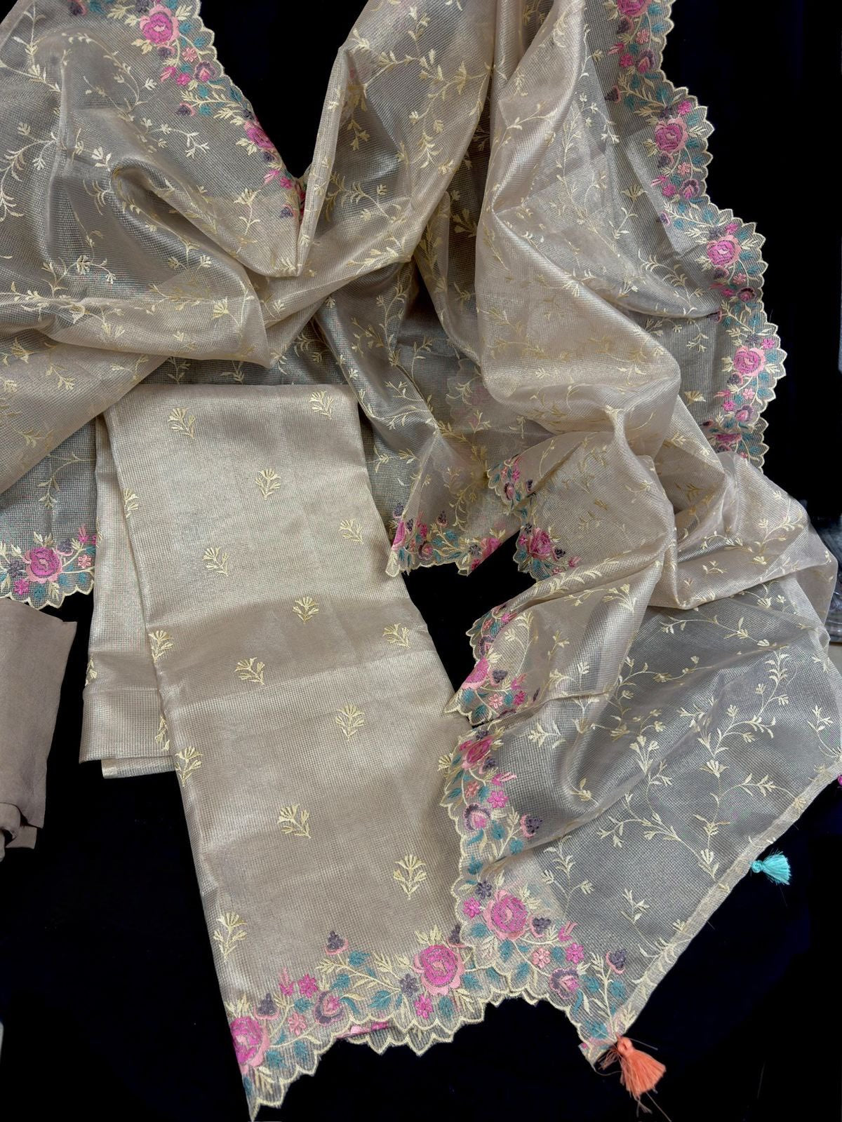 Kota Tissue Silk Salwar Material