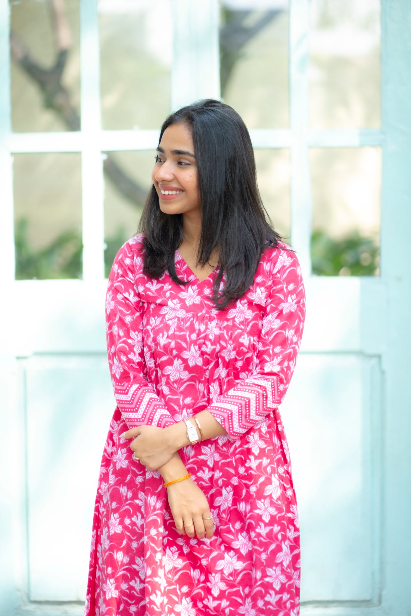 AA143 Pink Floral Co-Ord Set