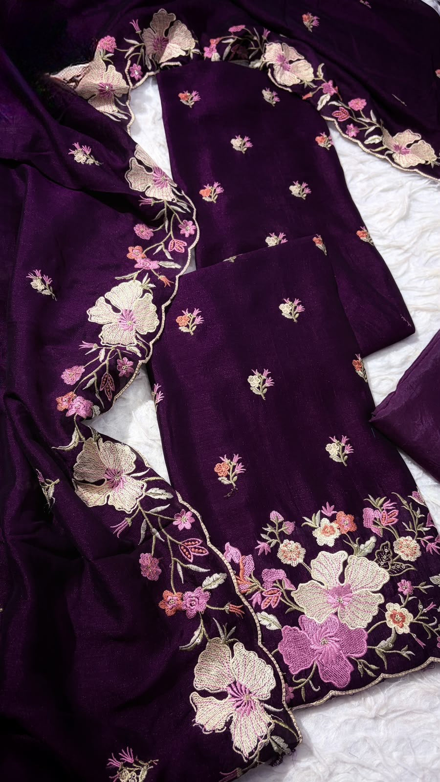 Vichitra Silk Salwar material