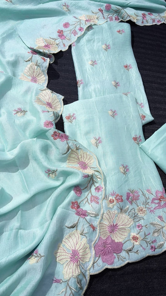 Vichitra Silk Salwar material