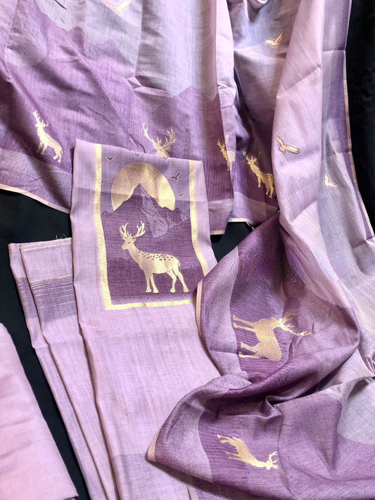 Linen Jamdhani 3 PC set