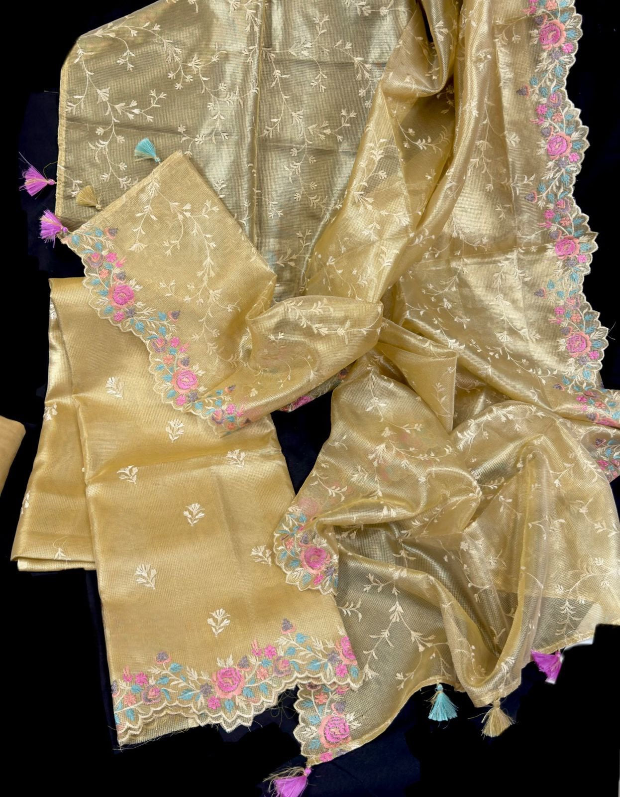 Kota Tissue Silk Salwar Material