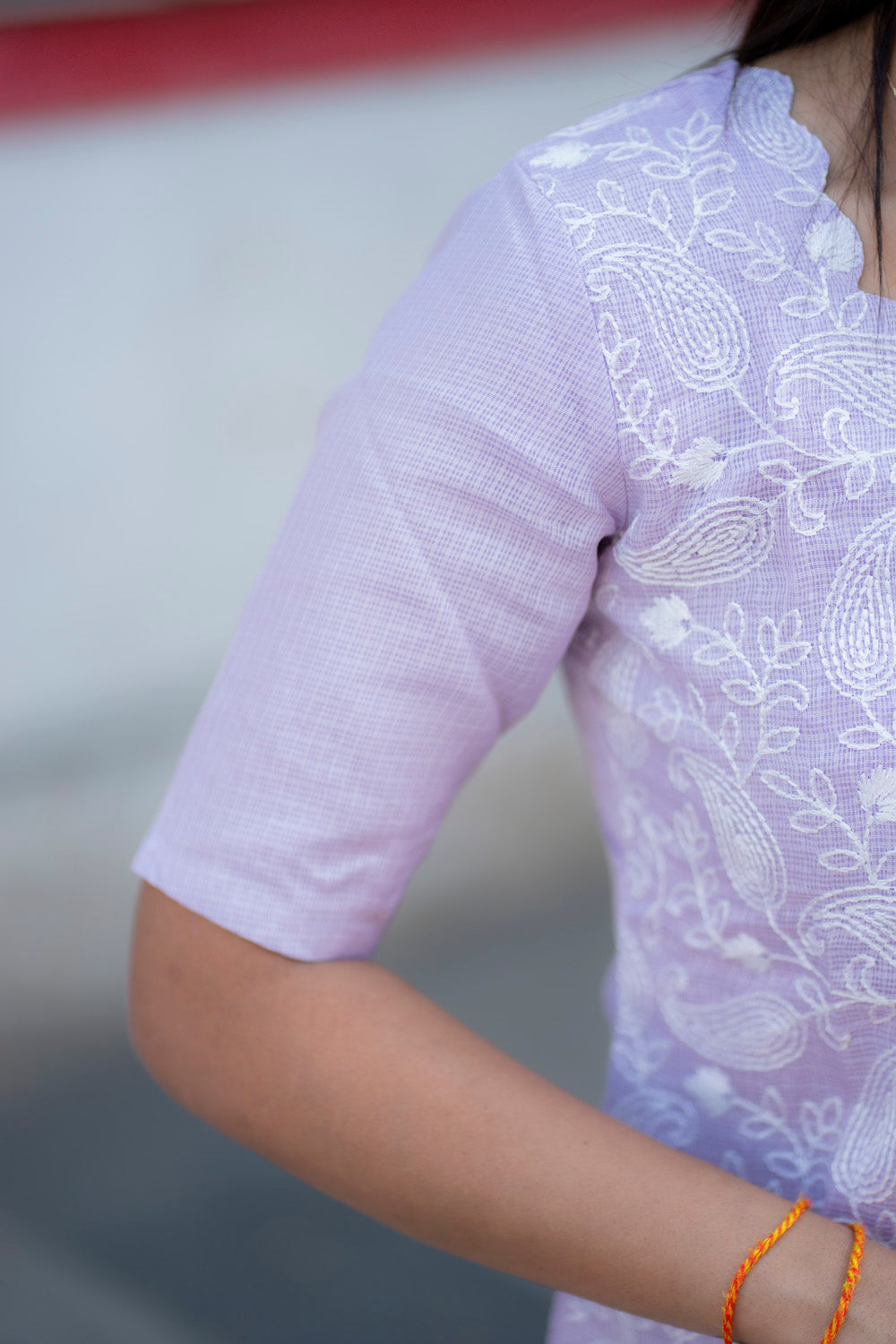 AA230 Lavender Kota Cotton 3pc Set