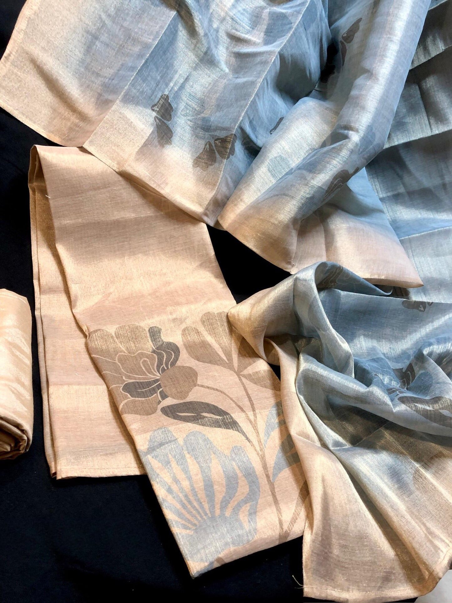 Tissue Silk Salwar Material (3 Pc Set)