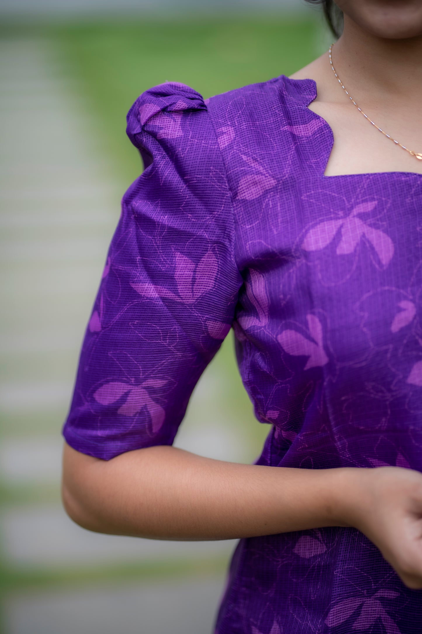 AA064 Purple Kota Kurti