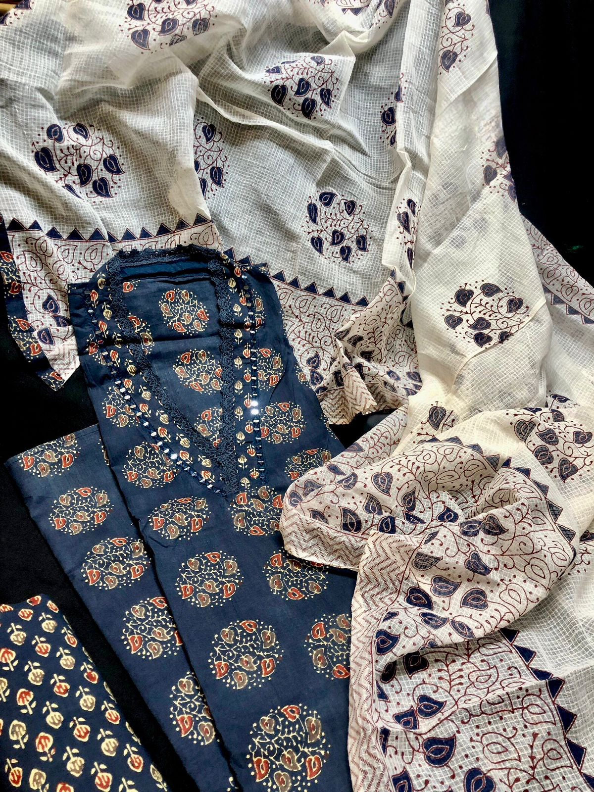 Jaipuri Cotton 3 pc set