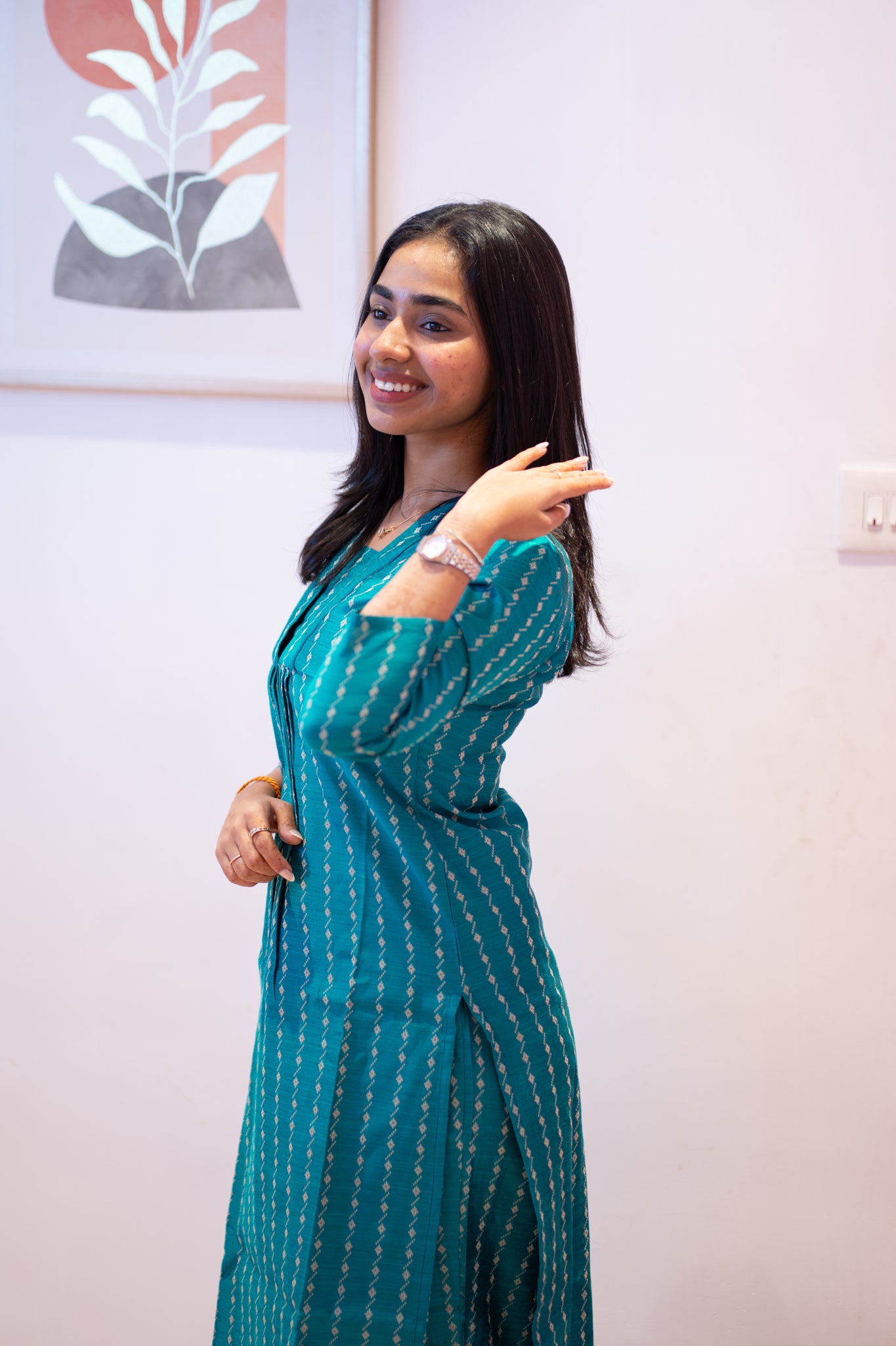 AA136 Teal Blue Co-Ord Set