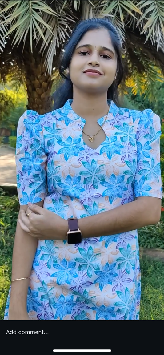 White Muslin Kurti