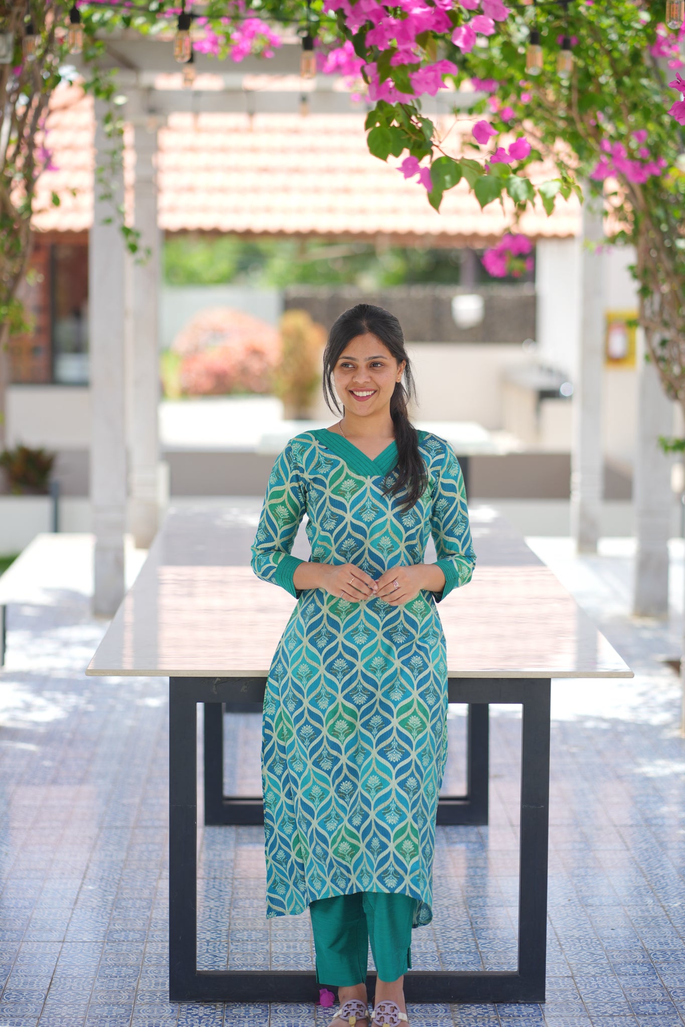 AA108 Blue on Blue Co-Ord Set