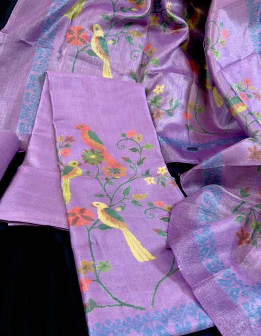 Handloom Tissue Cotton 3 Pc Set