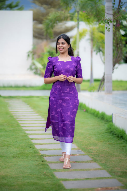 AA064 Purple Kota Kurti