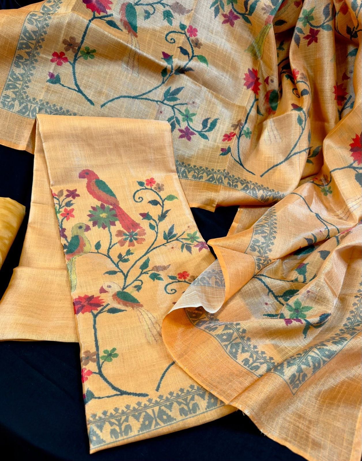 Handloom Tissue Cotton 3 Pc Set