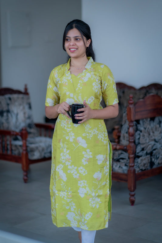 AA031 Tussar Silk Kurti