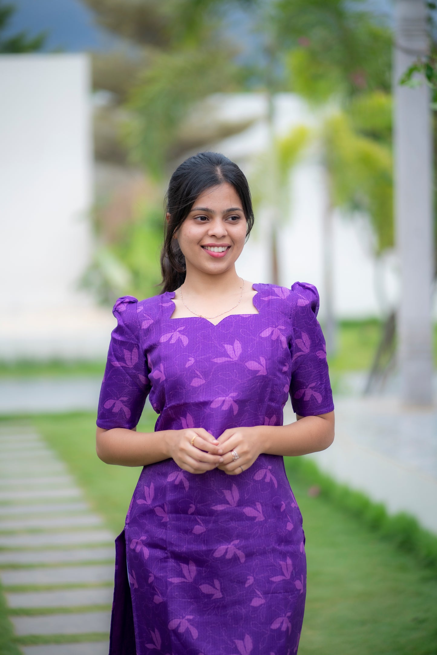 AA064 Purple Kota Kurti