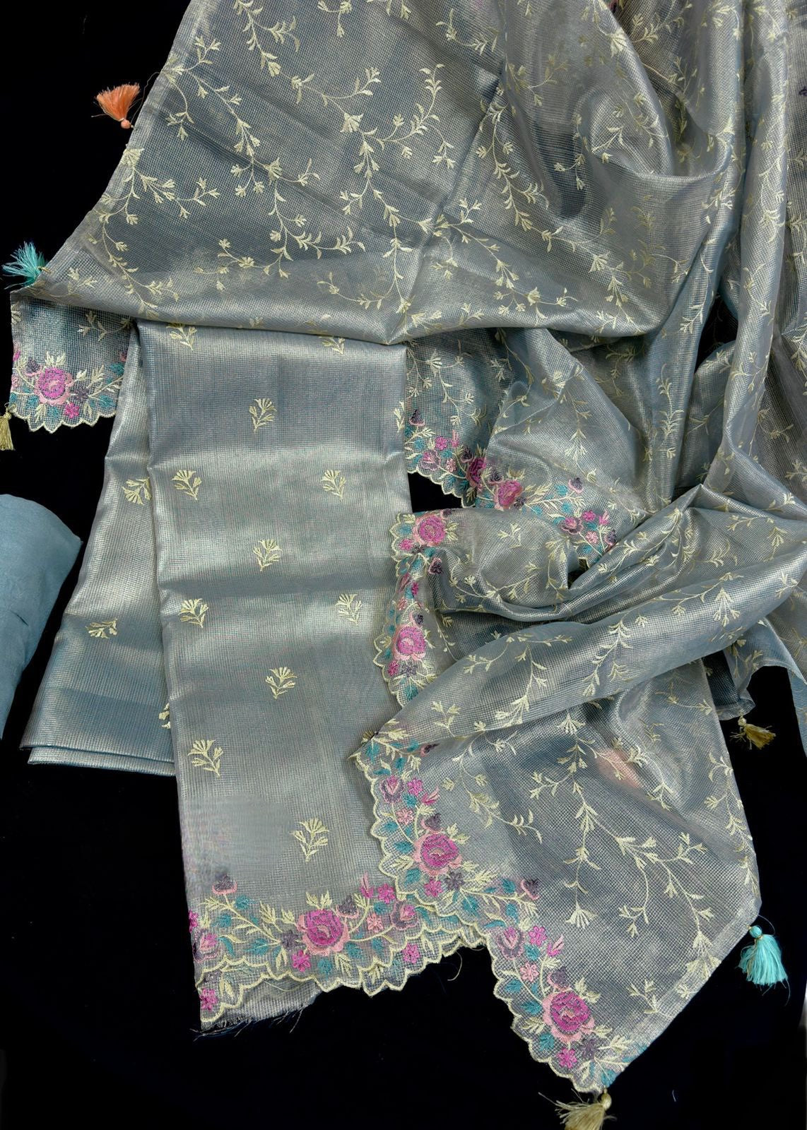 Kota Tissue Silk Salwar Material