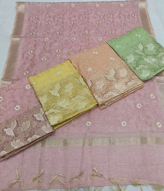 Kota Salwar Material with Cut work
