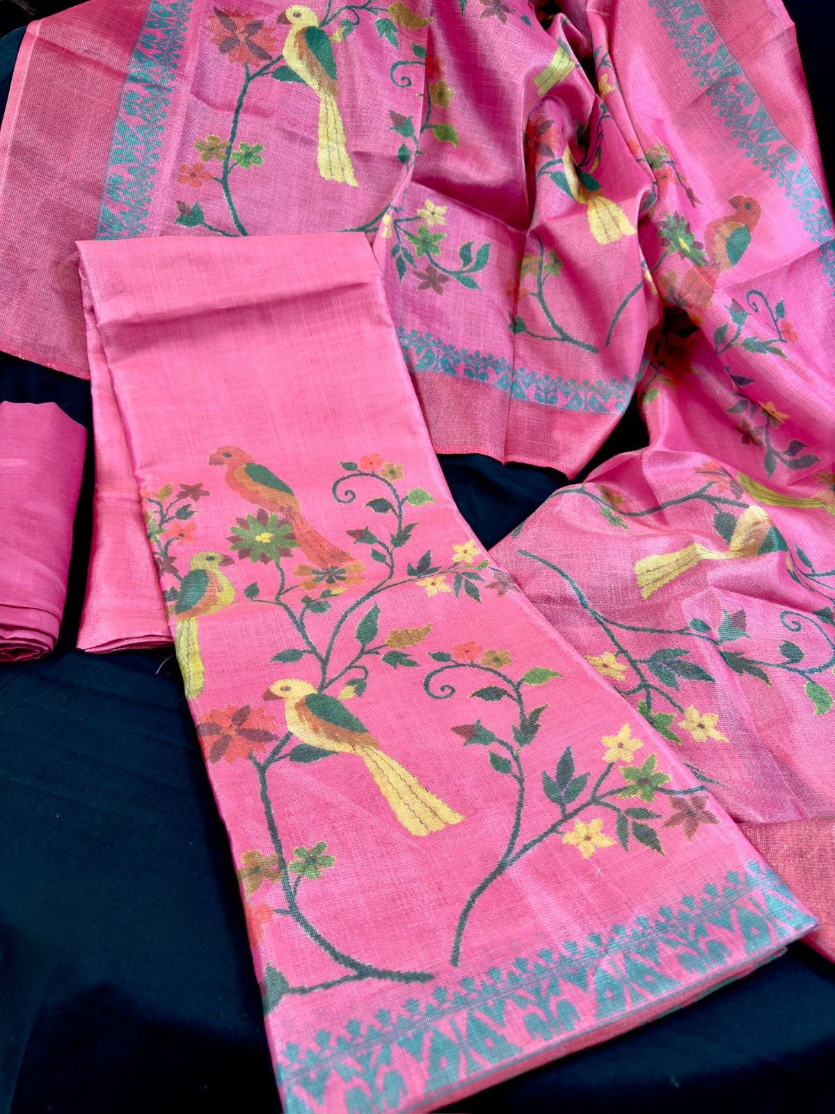 Handloom Tissue Cotton 3 Pc Set