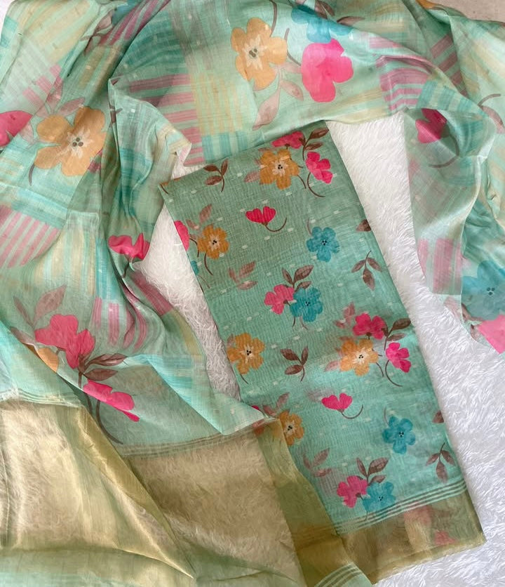 Designer Soft Silk Salwar Materials