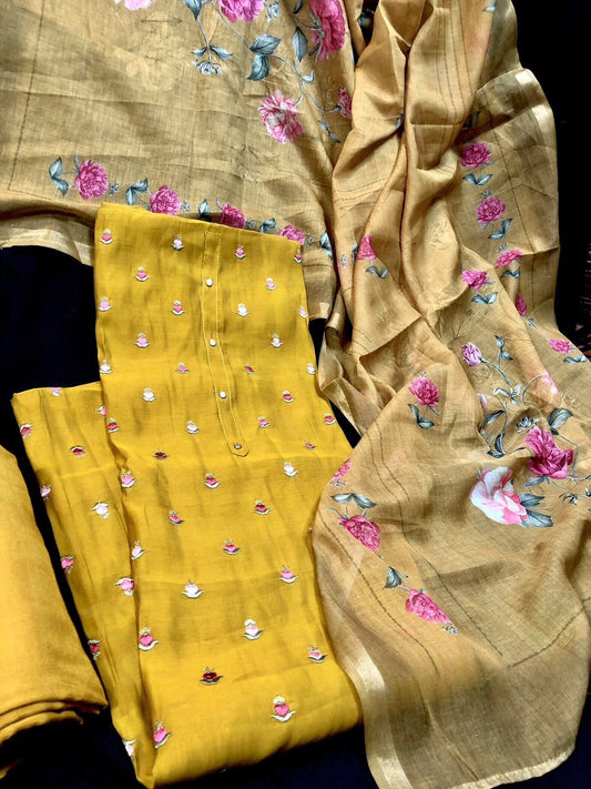 Muslin Silk (3 Pc Set)