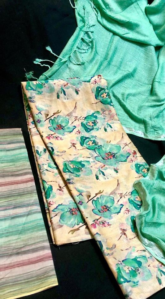 Soft Chanderi Salwar Material